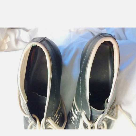 Vintage Falk 3-Pin Cross Country Ski Leather Boots Shoes Size 33 Norway Nordic - Picture 2 of 8